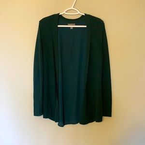 Dark green cardigan